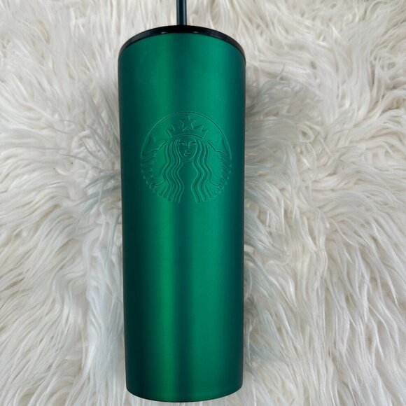 Starbucks Other - Starbucks Teal Pearl Stainless Steel Cold Cup Tumbler 24 fl oz